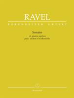 Sonate en quatre parties pour violon et violoncelle