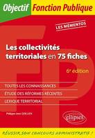 Les collectivités territoriales en 75 fiches - 6e édition