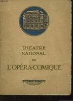 Programme du Théâtre National de l'Opéra Comique. Le Roi d'Ys, la Boite à joujoux. Saison 1925 - 1926