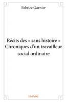 Récits des « sans histoire » Chroniques d'un travailleur social ordinaire