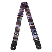 Flight: Polyester Ukulele Strap - Arcana, Leather ends and leather tie-back