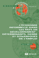 MONDES EN DEVELOPPEMENT 2014/2 N.166 ECONOMIE INFORMELLE PAYS EN DEVELOPPEMENT