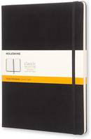 Carnet Classic Couverture rigide, Noir XL 19x25 cm Ligné