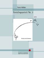 Streichquartett Nr. 3, string quartet. Partition et parties.