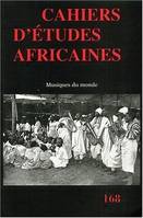 Cahiers d'études africaines, n° 168, Vol. XLII (4)