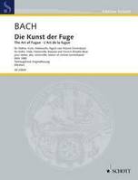 L'Art de la fugue, für Violine, Viola, Violoncello, Fagott und Kontrabass eingerichtet von Hans-Eberhard Dentler. BWV 1080. violin, viola, cello, bassoon and double bass. Partition.