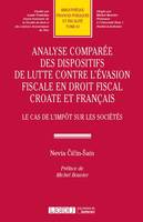 Analyse comparée des dispositifs de lutte contre l'évasion fiscale en droit fiscal croate et français, Le cas de l'impôt sur les sociétés