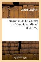Translation de Le Cointre au Mont-Saint-Michel