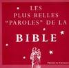 Les plus belles paroles de la bible