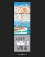 AQUARELLES PAYSAGES MARINS