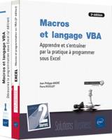 Macros et langage VBA - Coffret de 2 livres : Apprendre et s'entraîner par la pratique à programmer, Coffret de 2 livres : Apprendre et s'entraîner par la pratique à programmer sous Excel (2e édition)