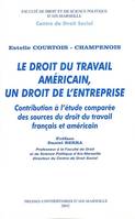 Le droit du travail américain, un droit de l'entreprise, contribution à l'étude comparée du droit du travail français et américain