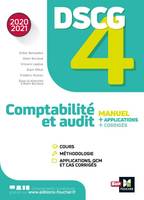 DCG, 4, DSCG 4 - Comptabilité et audit - manuel et applications - Millésime 2020-2021, Manuel + applications + corrigés