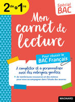 Spécial Bac Mon carnet de lecture Bac Français 2024, Toutes mes lectures en un seul carnet !