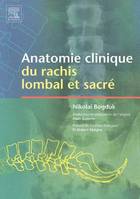 Anatomie clinique du rachis lombal et sacré