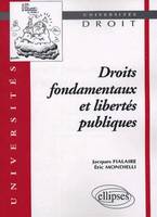 DROITS FONDAMENTAUX ET LIBERTES PUBLIQUES