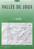 Carte nationale de la Suisse, 250, 250 VALLEE DE JOUX 1/50 000