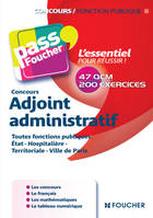 Concours adjoint administratif (état - Hospitalière - territoriale - ville de Paris)