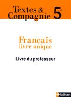 Textes & Compagnie 5e 2006 professeur