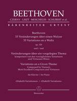 33 Veränderungen über einen Walzer, op. 120, Für klavier