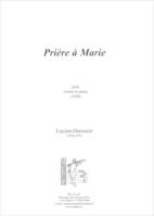 Prière à Marie pour violon et piano