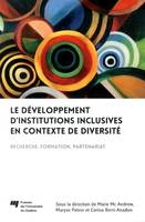 Le développement d'institutions inclusives en contexte de diversité, Recherche, formation, partenariat