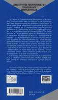 Collectivités territoriales et gouvernance contractuelle, actes du colloque des 5 et 6 novembre 2004