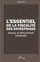 L'essentiel de la fiscalité des entreprises, Manuel et applications corrigées