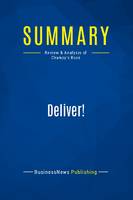 Summary: Deliver!, Review and Analysis of Champy's Book