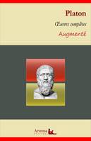 Platon : Oeuvres complètes et annexes (annotées, illustrées), La République, Le Banquet, Apologie de Socrate, Criton, Gorgias...