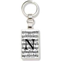 Letter Keyring - N