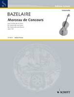 Morceau de Concours, op. 124. cello and piano.