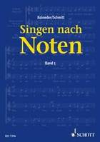 Singen nach Noten, Praktische Musiklehre für Chorsänger zum Erlernen des Vom-Blatt-Singens