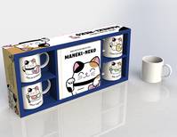 Mini-mug cakes Maneki Neko