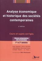 Analyse économique et historique des sociétés contemporaines, cours et sujets corrigés