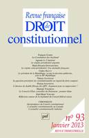 Revue française de droit constitutionnel 2013..., Varia