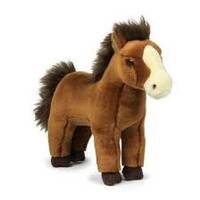 WWF CHEVAL SAUVAGE BRUN 23cm pattes aticulees