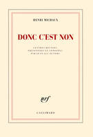 Donc c'est non, Lettres réunies et annotées par Jean-Luc Outers