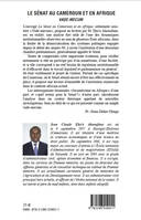 Le sénat au Cameroun et en Afrique, Vade-Mecum