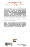 La réception des arts dits premiers ou archaïques en France, Les arts de l'Afrique