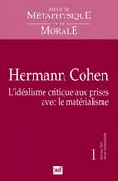 Revue de métaphysique et de morale 2011 - n° ..., Hermann Cohen