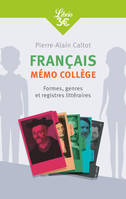 Français : Mémo Collège, Formes , genres et registres littéraires