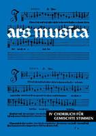 Ars Musica, Choral book for mixed voices. mixed choir. Livre de chœur.