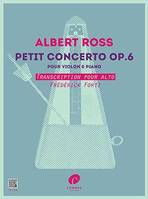 Petit concerto opus 6, Pour violon et piano