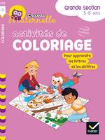 Chouette maternelle Activités de coloriage GS