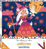 Paillettes sorcières - mini boîte avec accessoires