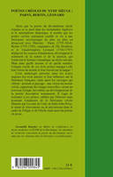 Poètes créoles du XVIIIe siècle, Premier volume, Poètes créoles du XVIIIème siècle :, Parny, Bertin, Léonard