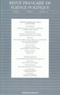Revue française de science politique 48 - 3/4, juin-août 1998, Cuisine, manières de tables et politique