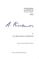 La Revue des lettres modernes, Les Romantismes de Rimbaud