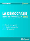 La démocratie , thème IEP province 2016, 1re année